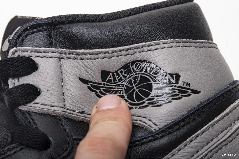 Air  Retro Jordan Black Gray Shadow High 1 555088-013 OG 0211